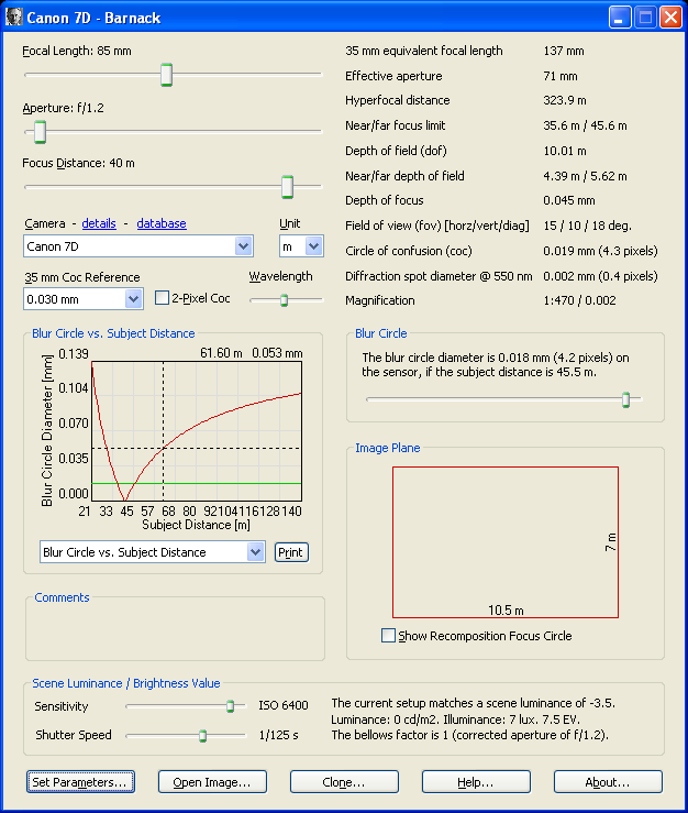 Barnack application window